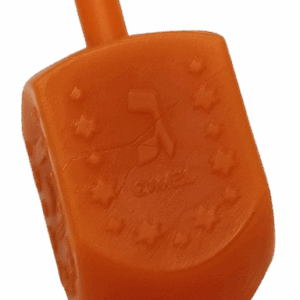Orange Plastic Dreidel